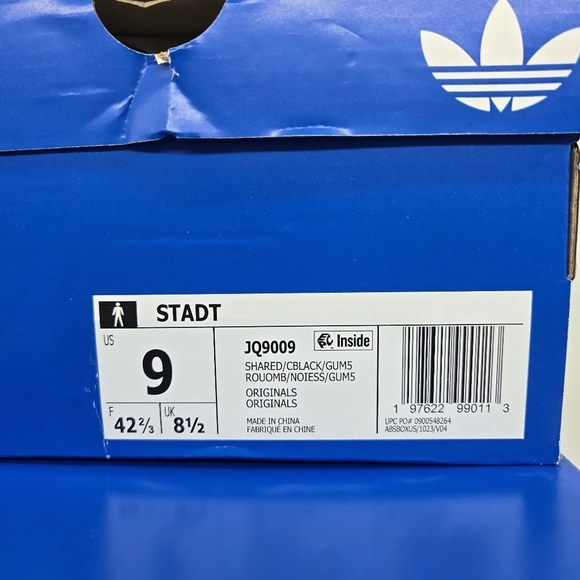 adidas Stadt Men\'s Suede Burgundy Shoes Size 9 New JQ9009 main image 8